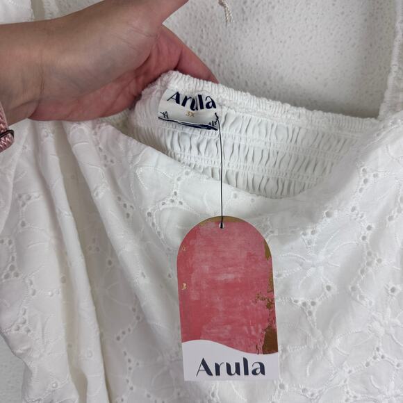 NWT Arula Eyelet Mini Dress - Picture 3 of 5